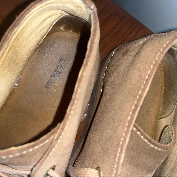 L.L. Bean Women's Stonington Chukkas, Suede Size 6.5 Medium Toasted Coconut - Picture 4 of 11